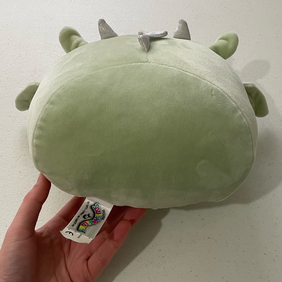 Squishmallows Stackable Drew Mint Green Dragon 8” Plush Kelly Toys Rare - Picture 4 of 12